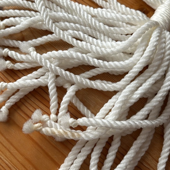 Vintage Macrame Christmas Tree Wall Decor - Picture 5 of 5